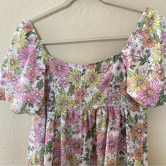 Altar’d State Floral Mini Dress Size Medium - Picture 6 of 9
